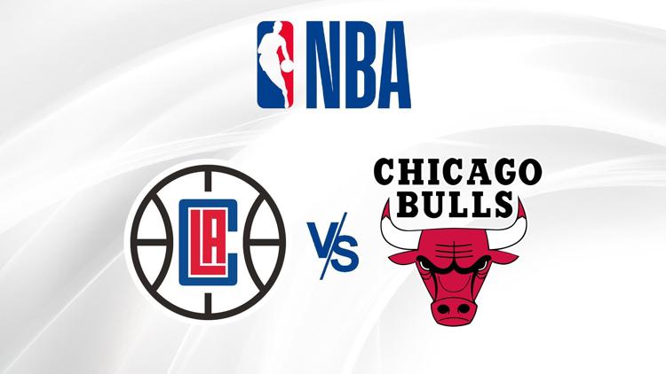 Постер Los Angeles Clippers / Chicago Bulls NBA 2023/2024 Saison régulière