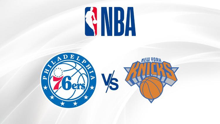 Постер Basketbols: NBA. 2023/2024 76ers - Knicks