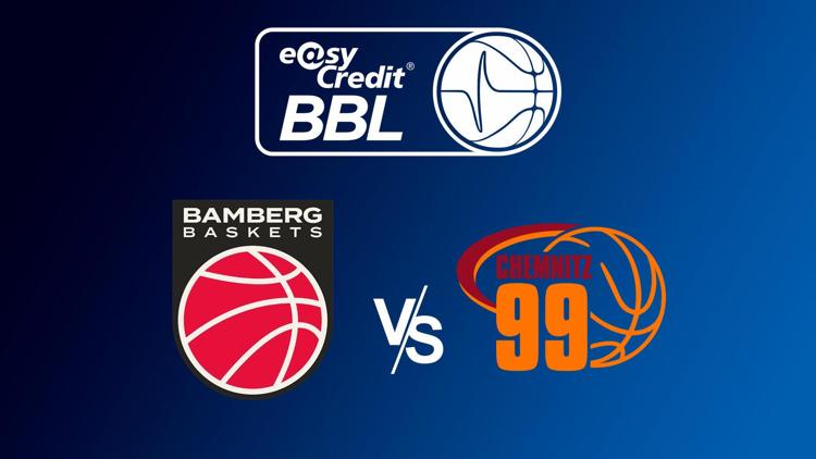 Постер Basketball: Bundesliga. 24. Spieltag: Bamberg Baskets – Niners Chemnitz