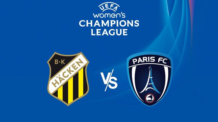 Постер Liga dos Campeões Feminino - BK Hacken FF x Paris