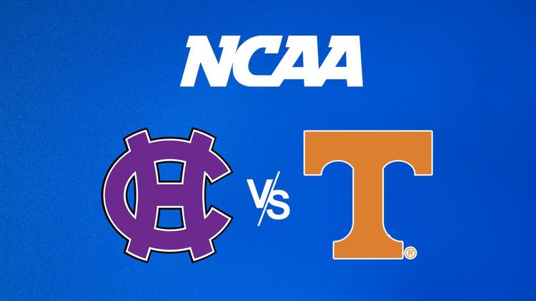 Постер NCAA Women's Basketball Tournament Holy Cross or Tennessee (Martin) at Iowa