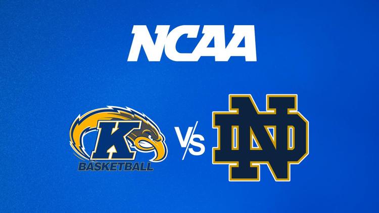 Постер NCAA Women's Basketball Tournament Kent State at Notre Dame