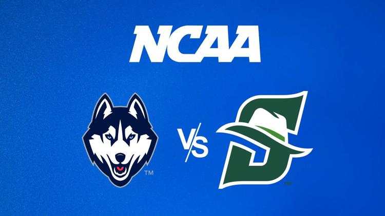 Постер NCAA Men's Basketball Tournament Connecticut vs. Stetson