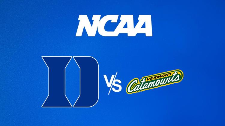 Постер NCAA Men's Basketball Tournament Duke vs. Vermont