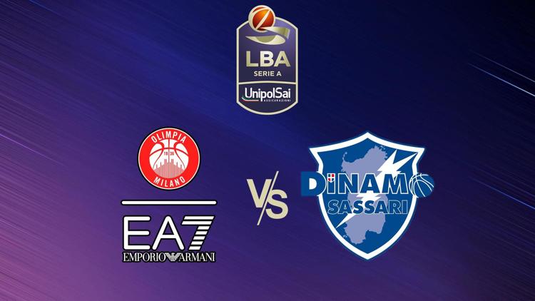 Постер Italian Basketball League: Olimpia Milano - Sassari