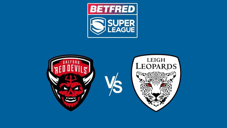 Постер Super League Rugby Salford Red Devils v Leigh Leopards