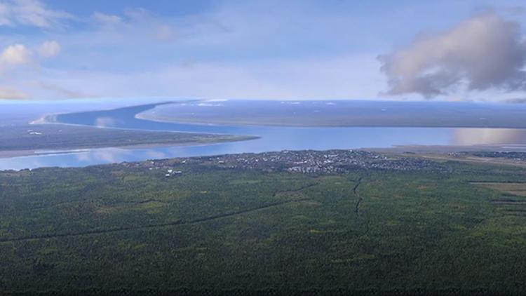 Постер В северном крае на реке Северной