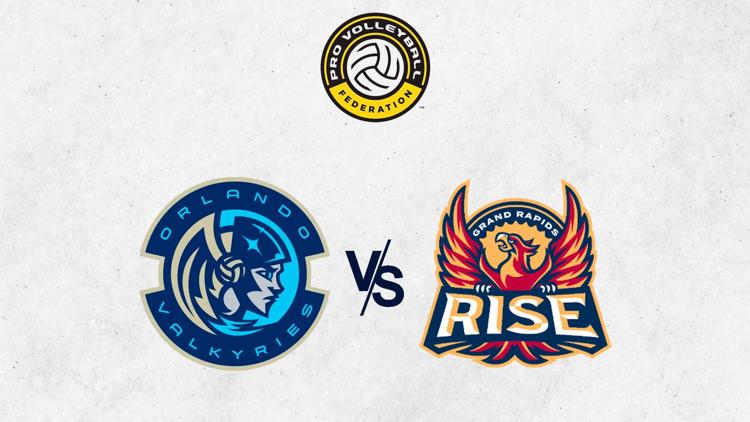 Постер Pro Volleyball League Orlando Valkyries at Grand Rapids Rise