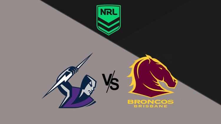 Постер NRL Melbourne Storm v Brisbane Broncos