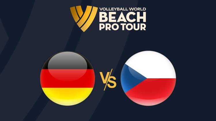 Постер Жағажай волейбол. Pro Tour. Еlite 16 Paris, Германия - Чехословакия, ерлер