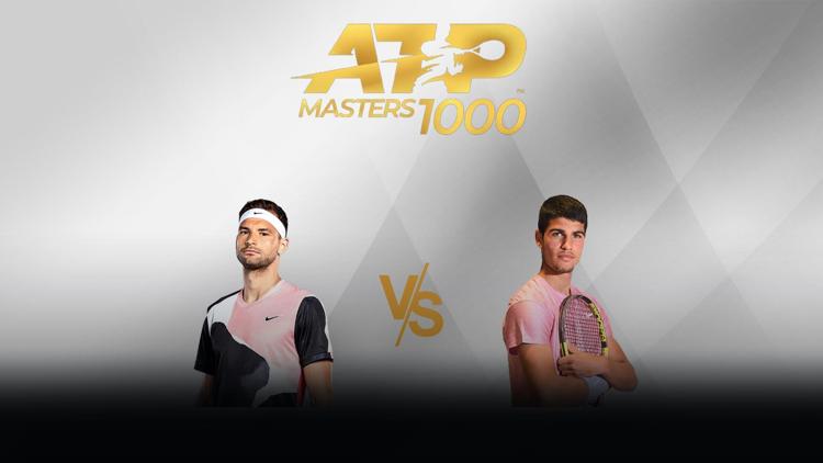 Постер Теннис. ATP Masters. Майами, США. Григор Димитров (Болгария) - Карлос Алькарас (Испания)