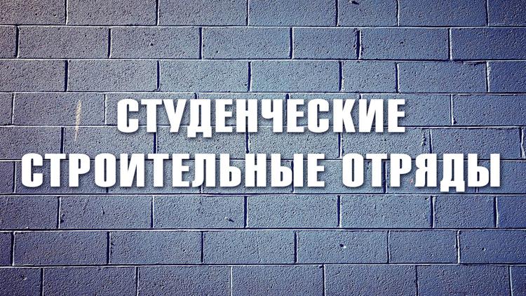 Постер Студенческие строительные отряды