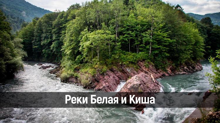 Постер Реки Белая и Киша