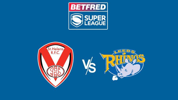 Постер Super League Rugby St Helens v Leeds Rhinos