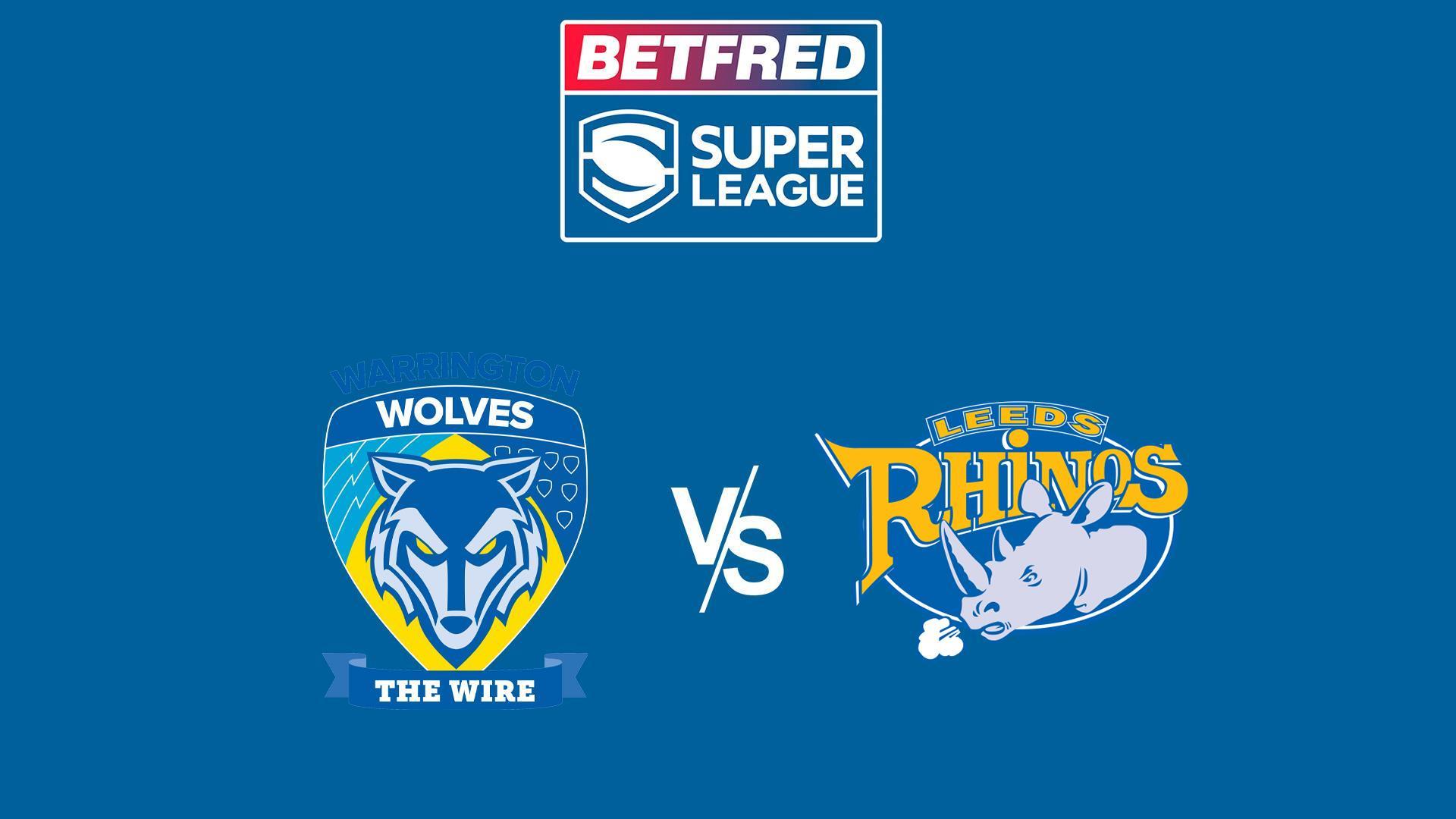 Super League Rugby Warrington Wolves v Leeds Rhinos (super-league-rugby-warrington-wolves-v-leeds-rhinos) Спорт
