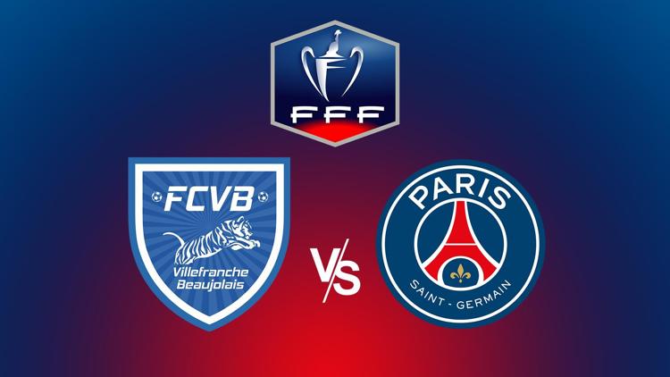 Постер French Cup Soccer. FC Villefranche vs. Paris Saint-Germain FC