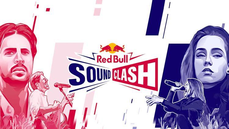 Постер Red Bull muzikinė dvikova. Justinas Jarutis prieš GJan