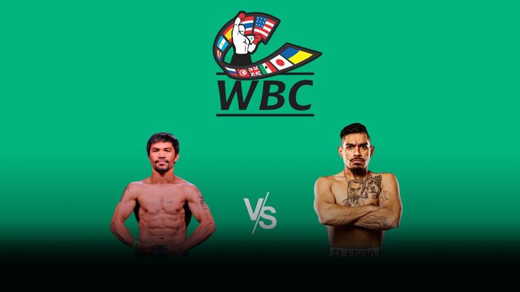 Постер Поединок за титул чемпиона мира по версии WBC в легком весе Менни Пакьяо - Девид Диас