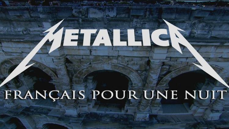 Постер Metallica: Одна ночь по-французски