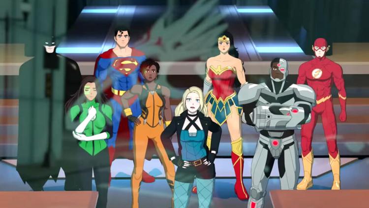 Постер Justice League x RWBY: Super Heroes and Huntsmen Part Two