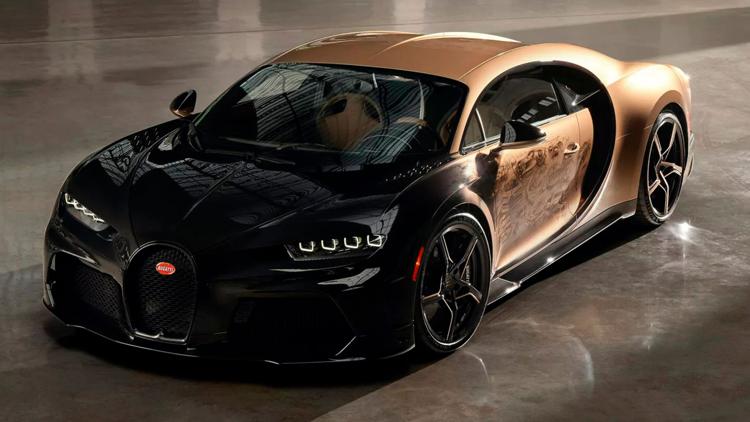 Постер Bugatti Sur Mesure The Chiron Super Sport Golden Era