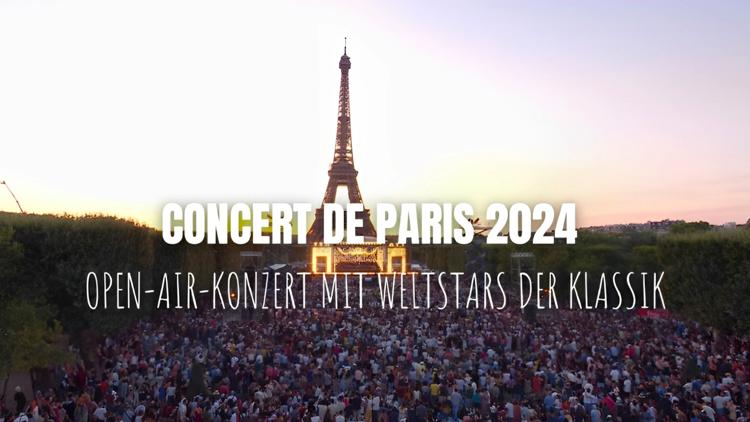 Постер Concert de Paris 2024 Open-Air-Konzert mit Weltstars der Klassik