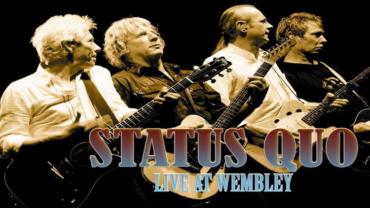 Постер Status Quo. Live at Wembley