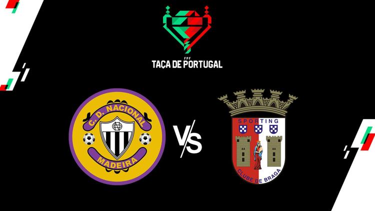 Постер Fudbal. Portugalski Kup: Nacional - Braga