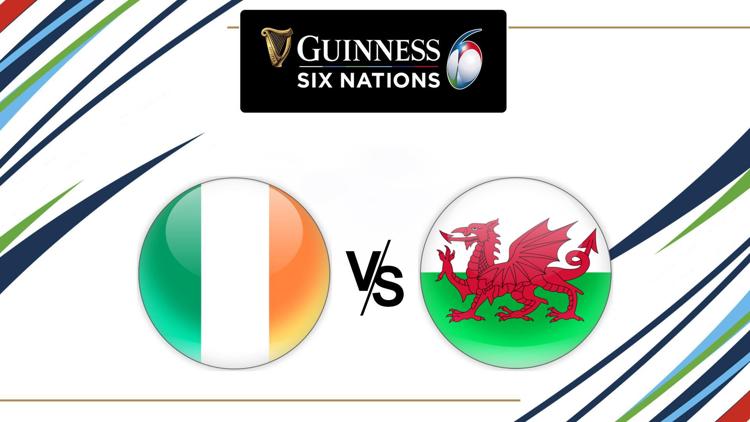 Постер Six Nations Rugby. Ireland vs. Wales