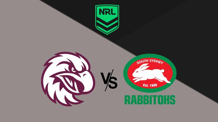 Постер NRL Manly-Warringah Sea Eagles v South Sydney Rabbitohs