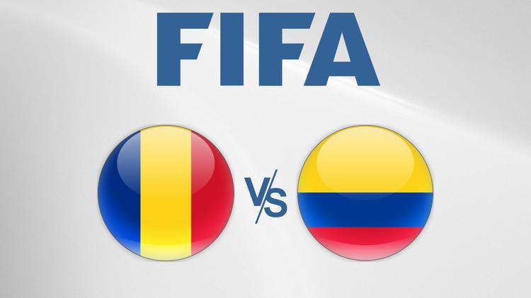 Постер România – Columbia. Meci Fotbal Amical