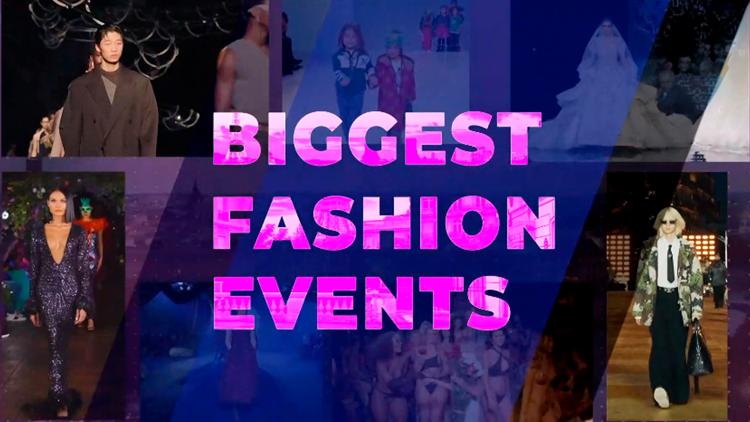 Постер Biggest fashion events