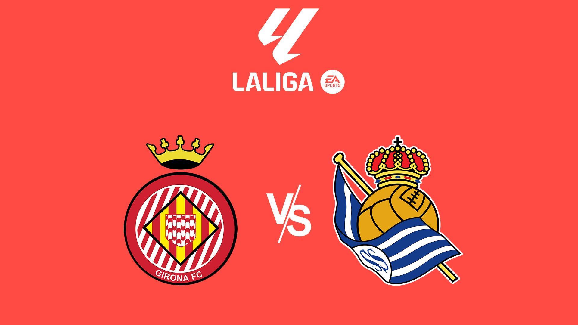 Football : Liga. Gérone / Real Sociedad (football-liga-grone-real-sociedad) Спорт