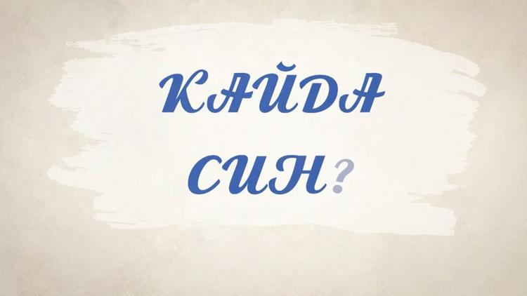 Постер Кайда син?