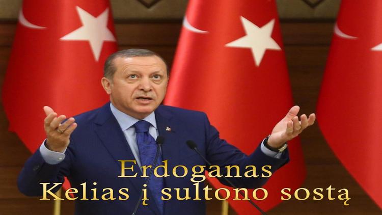 Постер Erdoganas. Kelias į sultono sostą