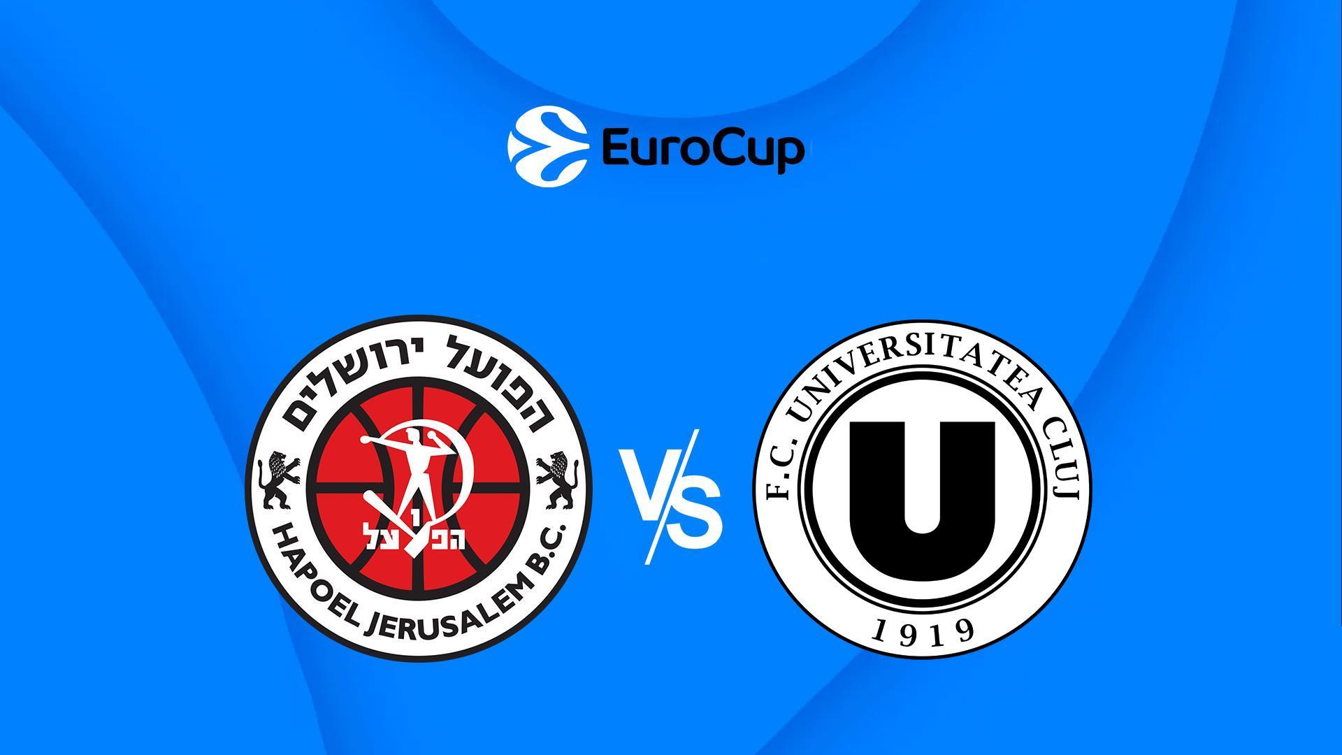 კალათბურთი. ევროთასი. ჰაპოელი იერუსალიმი - კლუჟი Спорт