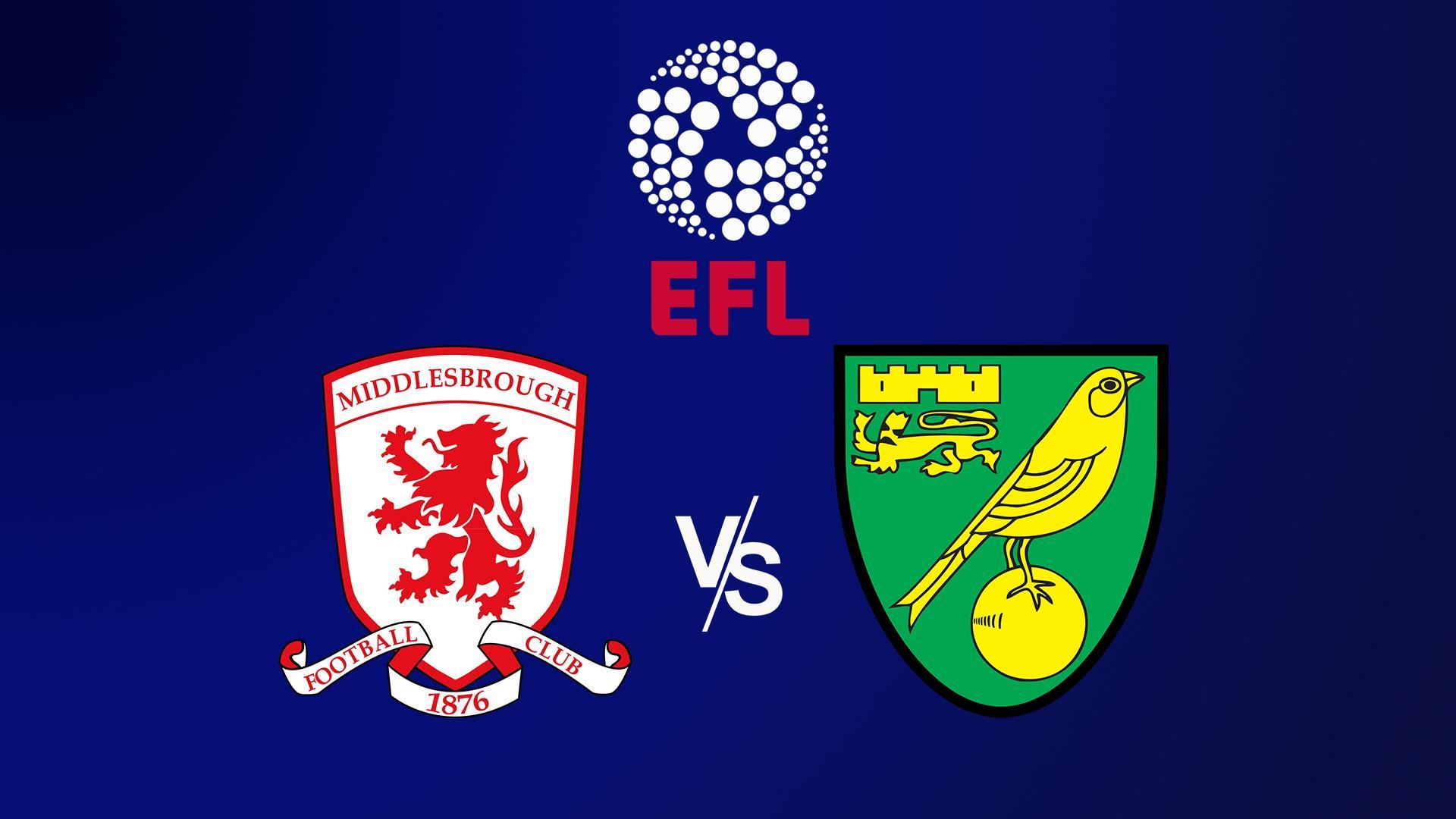 EFL Middlesbrough v Norwich City (efl-middlesbrough-v-norwich-city) Спорт
