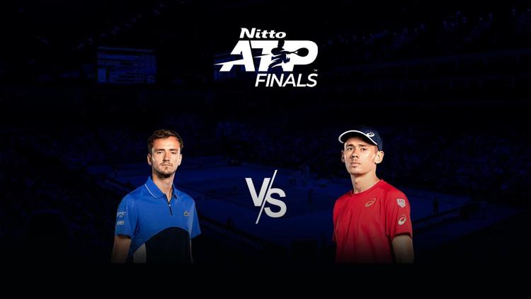 Постер ATP-ის შემაჯამებელი ტურნირი: მედევედევი - დე მინორი