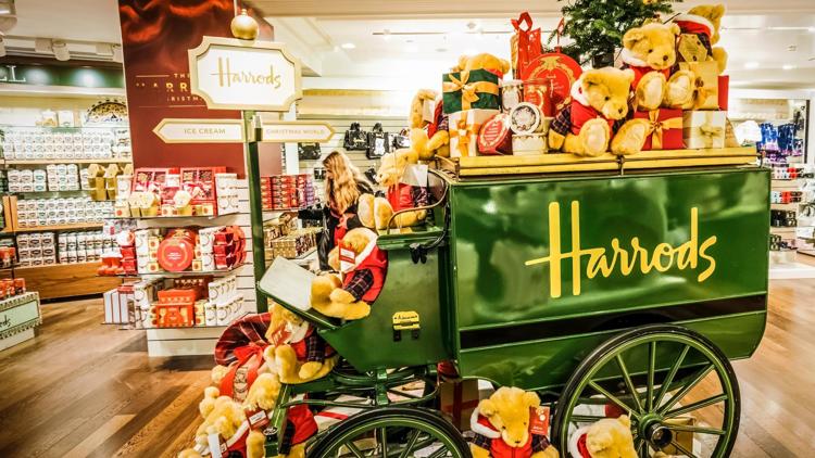 Постер Inside Harrods At Christmas