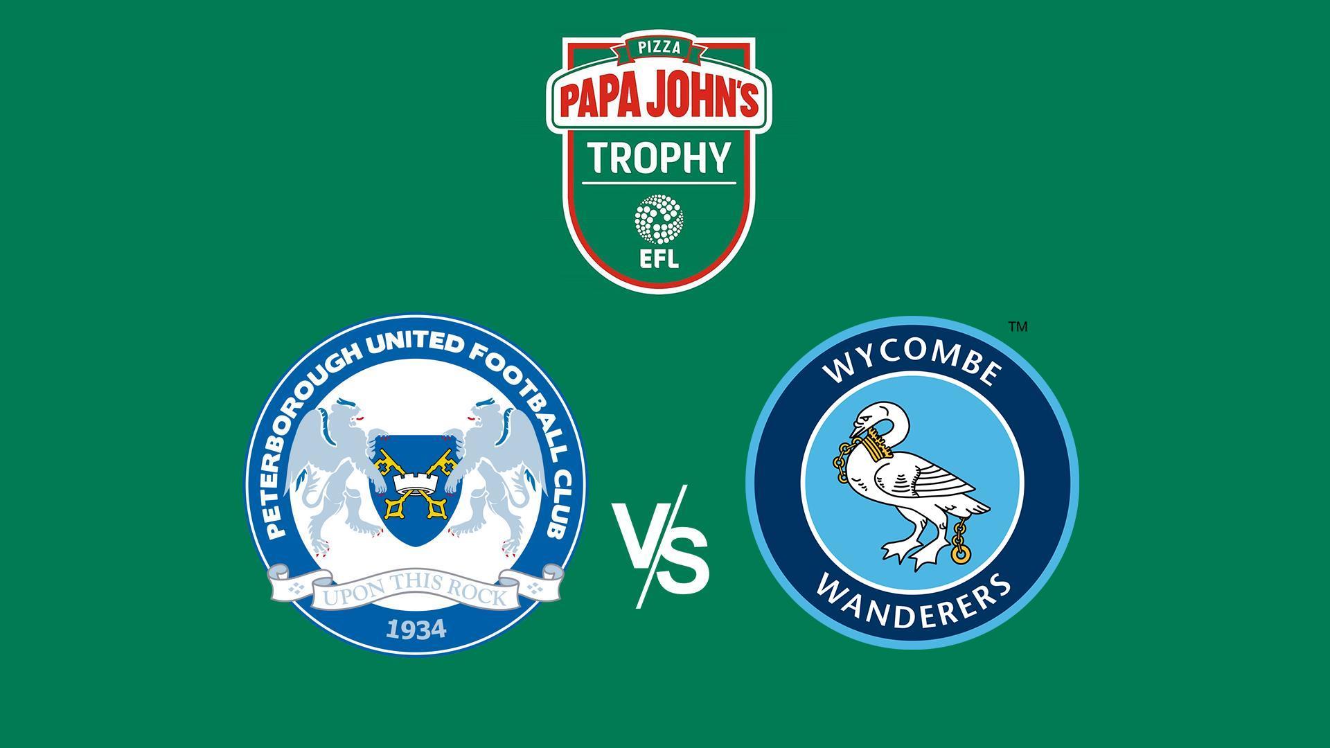 EFL Trophy Football. Peterborough United v Wycombe Wanderers (efl-trophy-football-peterborough-united-v-wycombe-wanderers) Спорт
