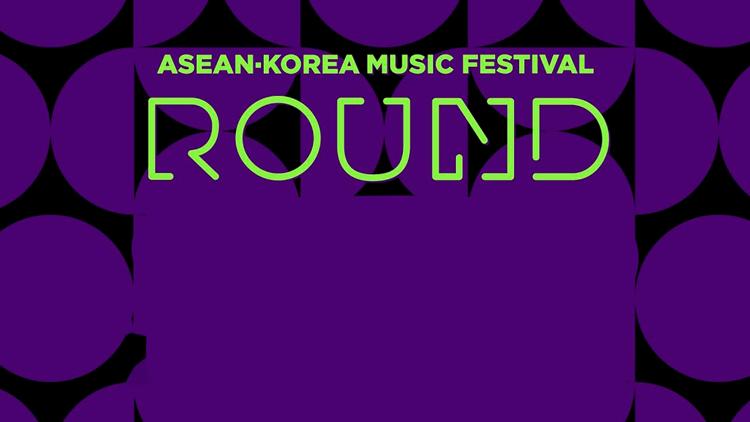 Постер Asean-Korea music festival round in Laos