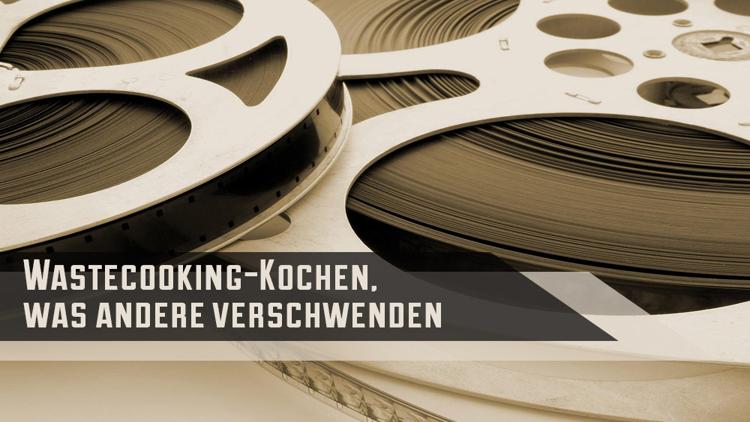 Постер Wastecooking-Kochen, was andere verschwenden