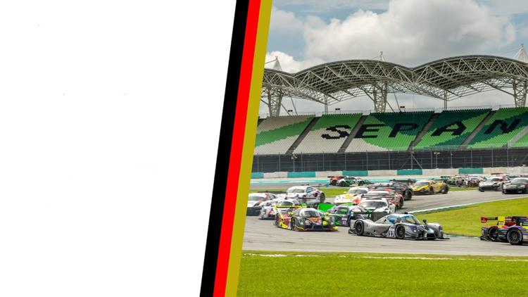 Постер Автоспорт. Asian Le Mans Series 2024/2025. Sepang International Circuit. Malaysia. Race 1. Обзор