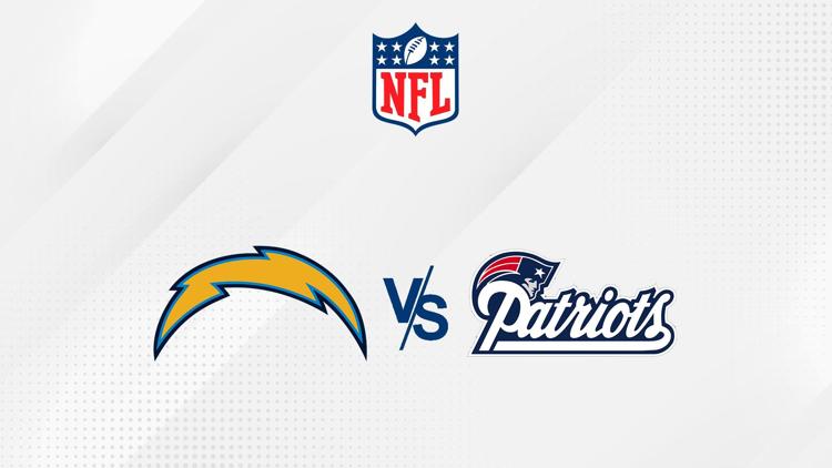 Постер NFL Los Angeles Chargers - New England Patriots