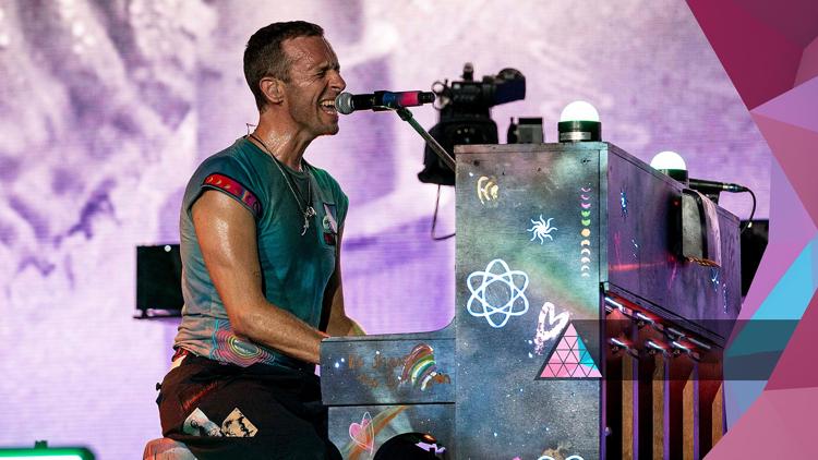 Постер Coldplay - Glastonbury 2024