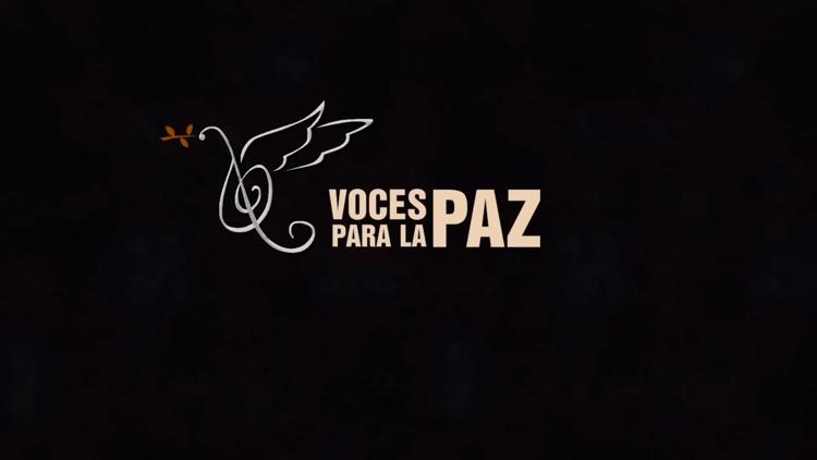 Постер Voces para la Paz 2024