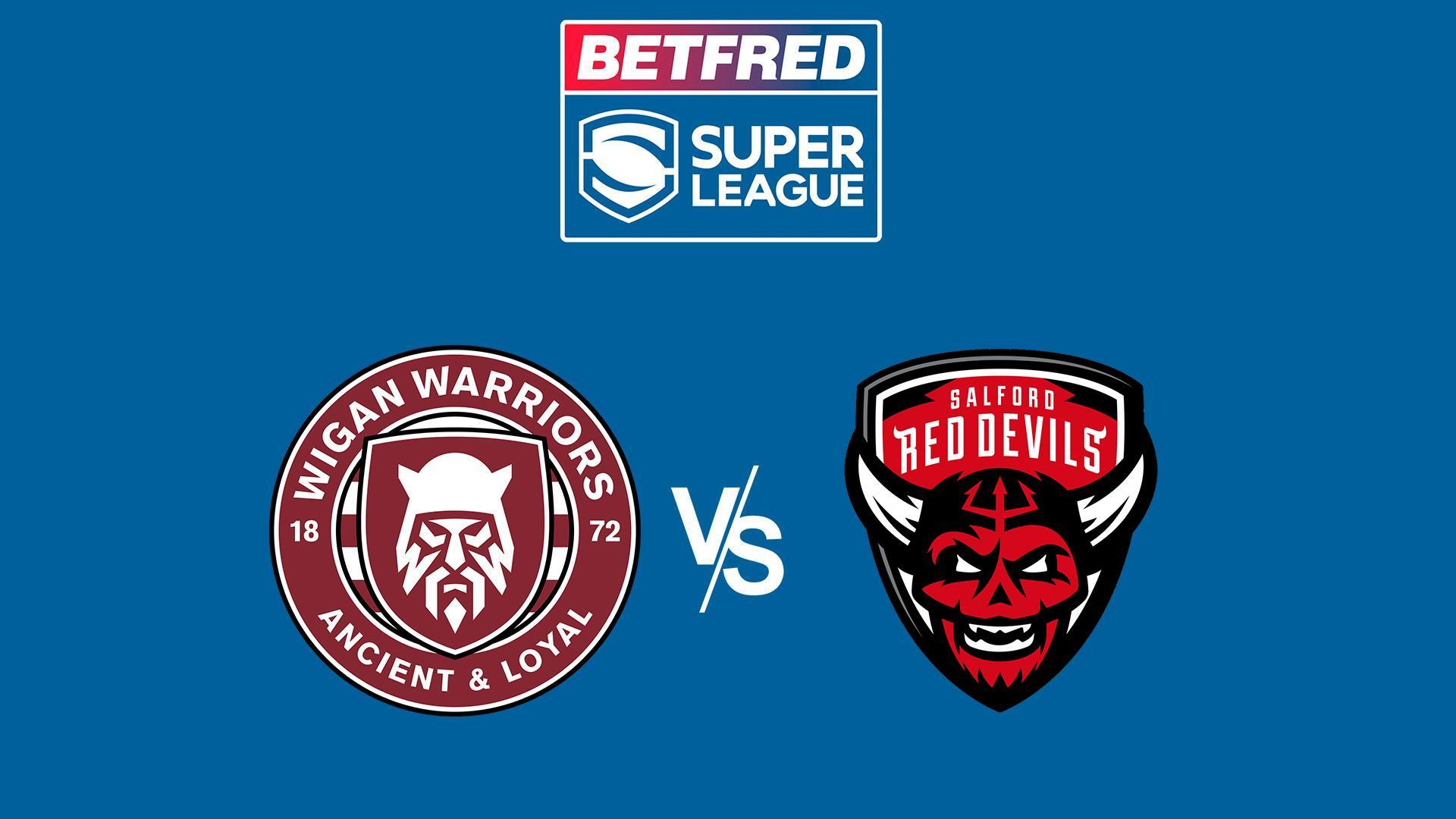 Super League Rugby Wigan Warriors v Salford Red Devils (super-league-rugby-wigan-warriors-v-salford-red-devils) Спорт