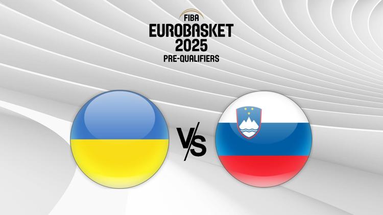 Постер Баскетбол. Чоловіки. Чемпіонат Європи 2025. Відбірковий турнір. Україна - Словенія