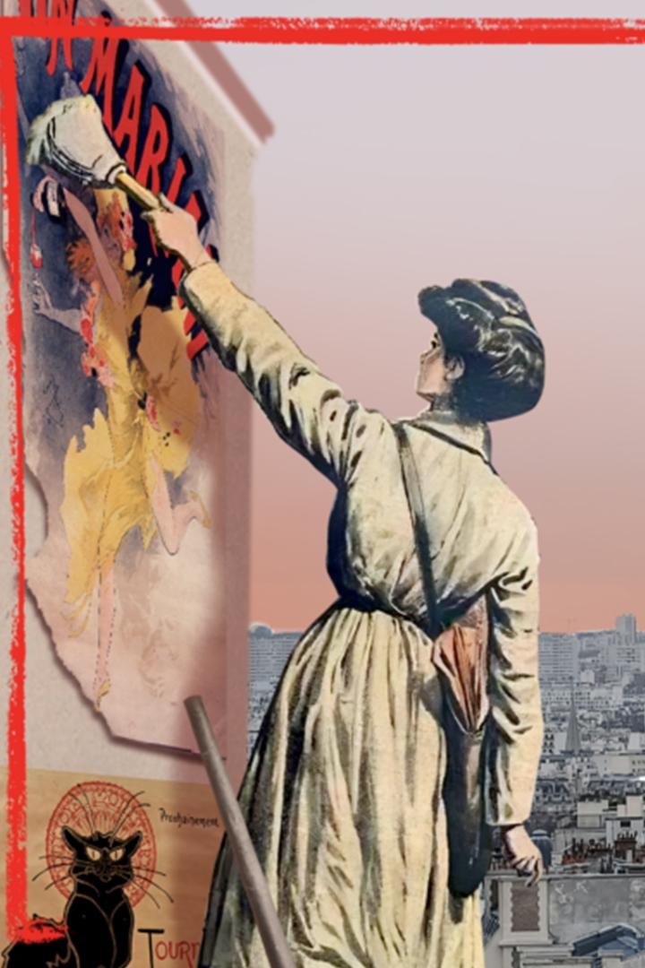 Художественный плакат на улицах Парижа (hudozhestvennyj-plakat-na-ulitsah-parizha) Познавательное