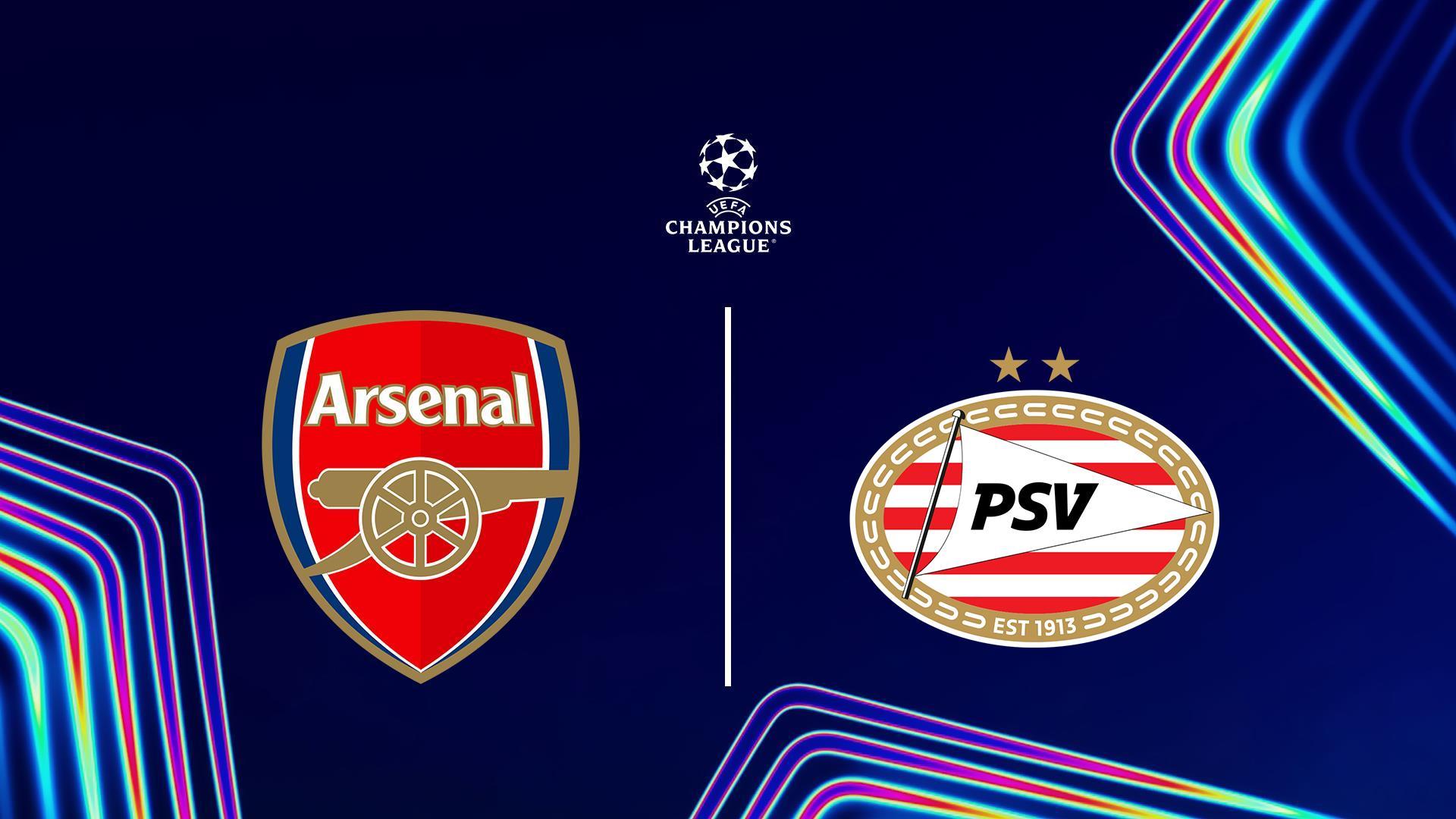 Футбол. Лига чемпионов УЕФА, 1/8 финала, Арсенал - ПСВ Эйндховен (futbol-liga-chempionov-uefa-18-finala-arsenal-psv-ejndhoven) Спорт